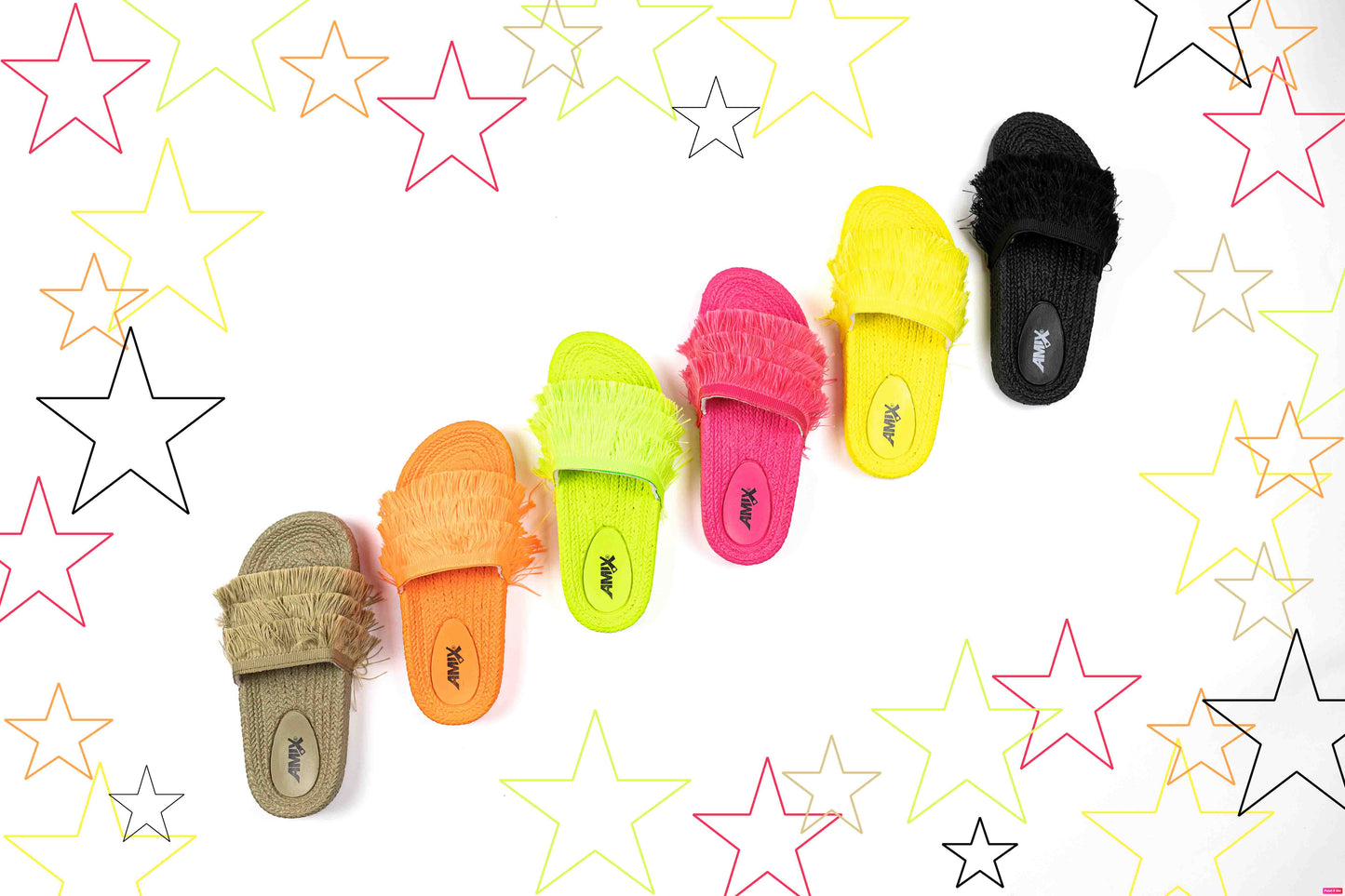 ciabatte colorate amix samba hfree