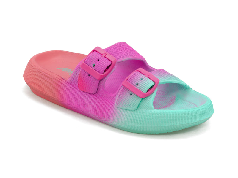 CIABATTE DOPPIA FASCIA DONNA AMIX MULTICOLORS VIOLA QUMULTID2