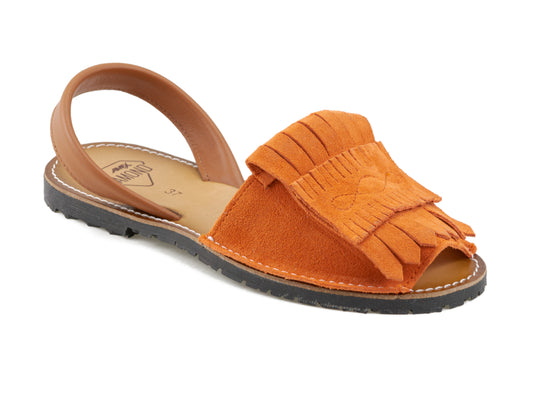 Minochine arancione loafer zeffirino diamond