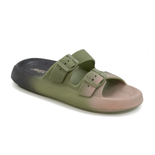 ciabatte da mare uomo amix multicolors doppia fascia verde