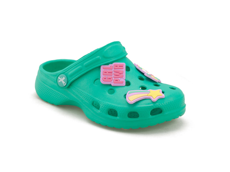 AMIX ZOCCOLETTO BAMBINA VERDE CLOGS