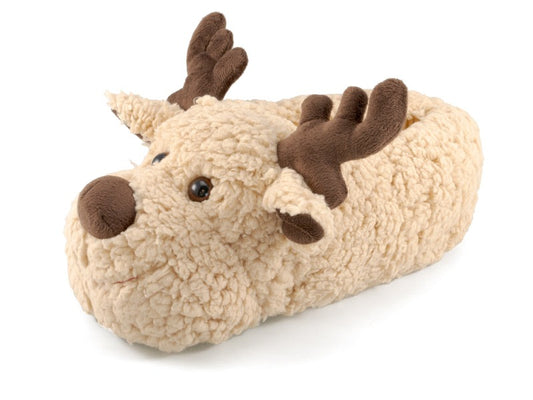 pantofola da casa renna amix colore cappuccino moppine