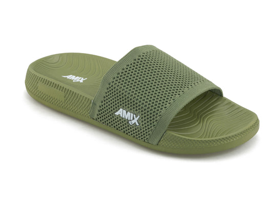 ciabatte mare uomo verde amix stork u3 mymix tessuto