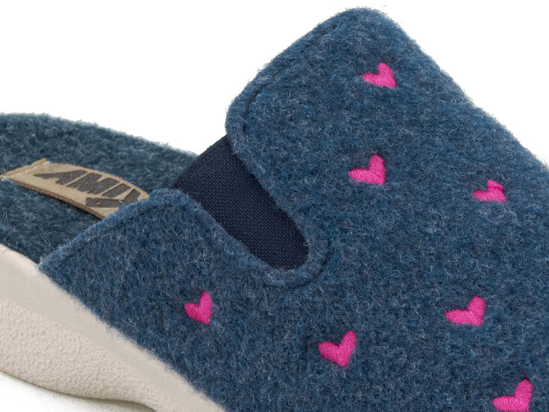 Amix_ciabatte_invernali_donna_ESSENCE_ANNA_BLU_dettaglio_elastico