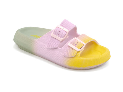 CIABATTE DOPPIA FASCIA DONNA AMIX MULTICOLORS QUMULTID2