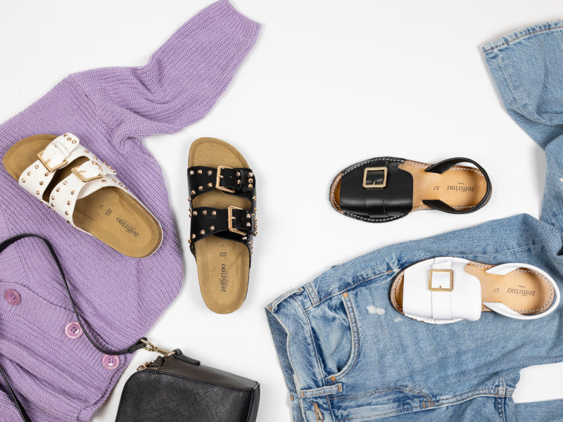 CIABATTE DONNA SELFIE ROCK ZEFFIRINO CON BORCHIE
