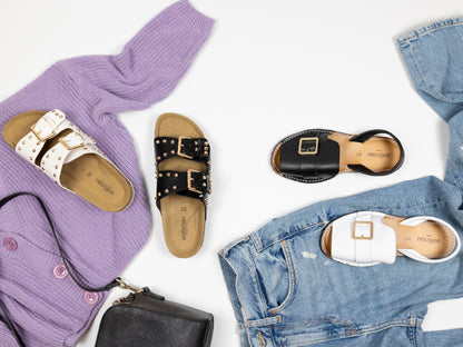 CIABATTE DONNA SELFIE ROCK ZEFFIRINO CON BORCHIE