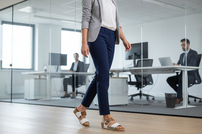 ZEFFIRINO_SANDALI_NATU_BICOLOR_indossato_donna_lavoro