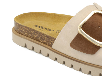 ZEFFIRINO_SANDALI_donna_TWIN_BICOLOR_BEIGE_MARRONE_DETTAGLIO_MEMORY_FOAM