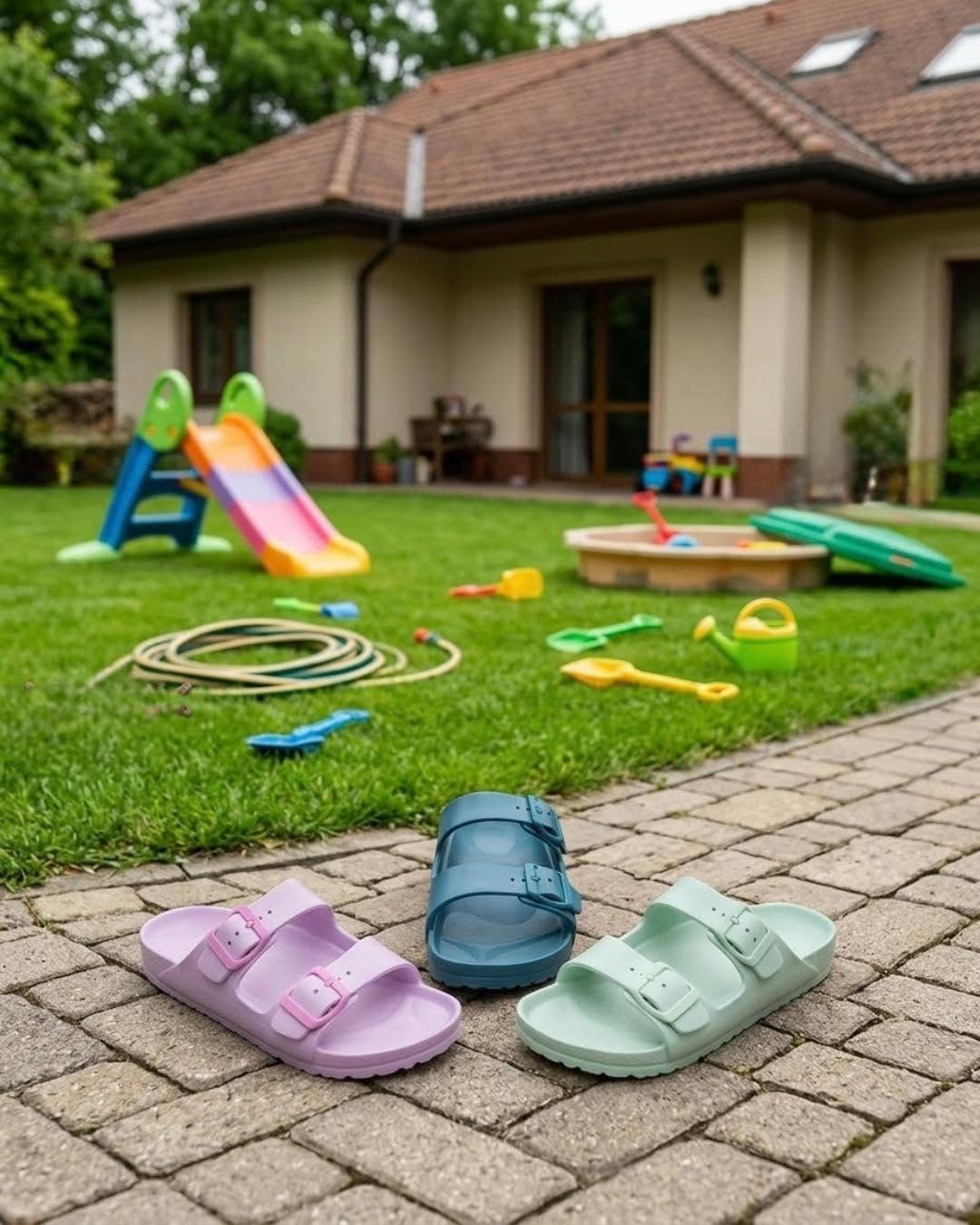 AMIX CIABATTE BAMBINO E BAMBINA SHAPE DOPPIA FASCIA