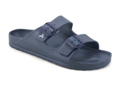 sandali doppia fascia uomo birke amix blu