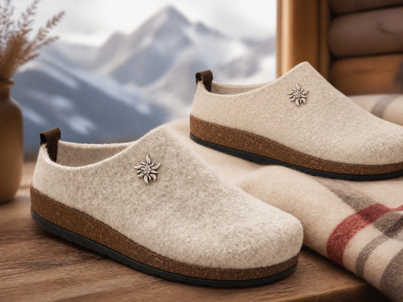 zeffirino_pantofole_donna_alpi_beige_ambientata