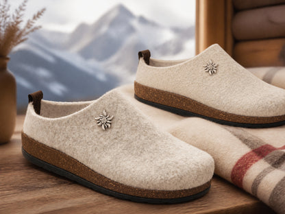zeffirino_pantofole_donna_alpi_beige_ambientata