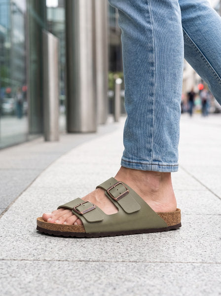 zeffirino_sandali_uomo_doppia_fascia_barrio_salvia_indossata_jeans