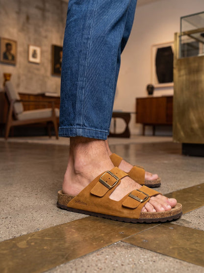 zeffirino_sandali_uomo_tulsa_doppia_fascia_cognac_indossata_jeans